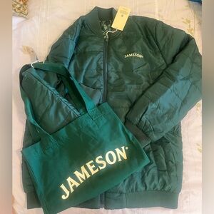 Jameson Green Jacket and Tote Set